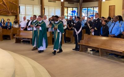 Honoring First Responders at Blue Mass