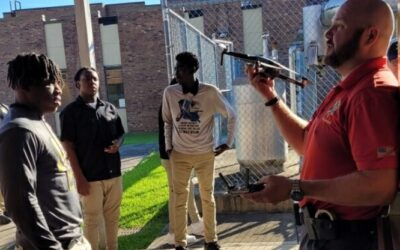 Drone Demonstration Part of Training at ESJH