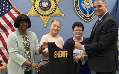 SJSO Thanks AARP for Body Armor Donation