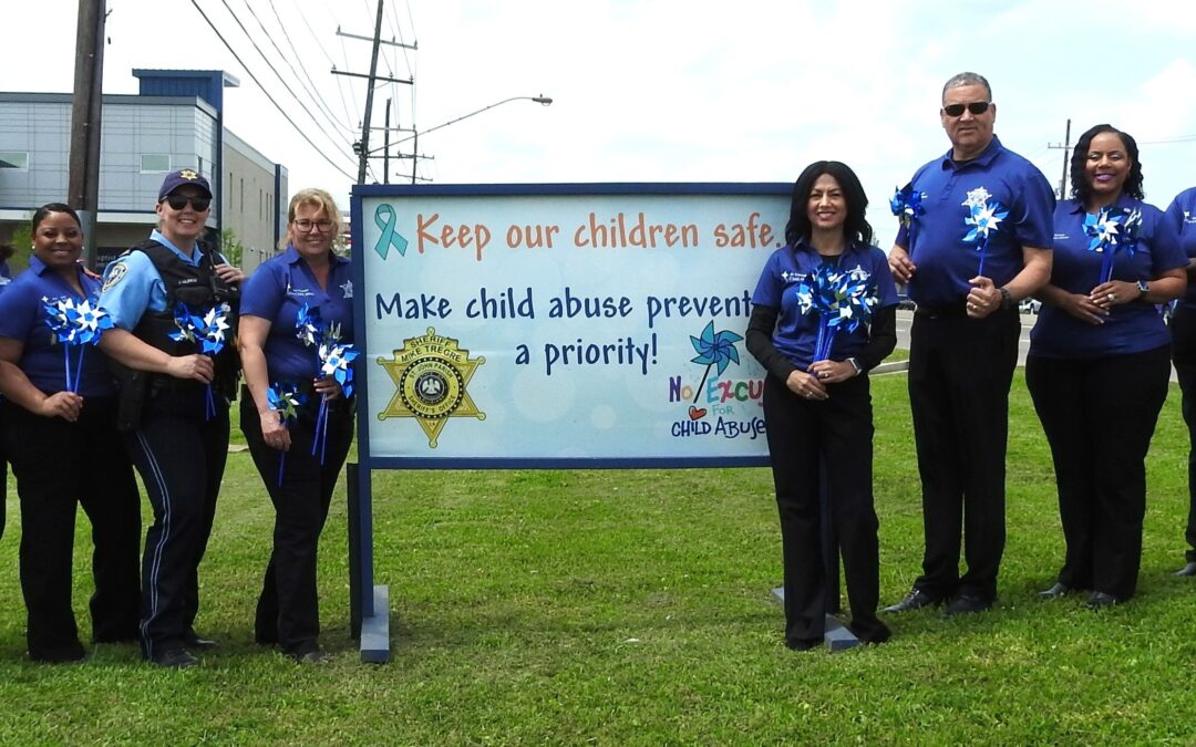SJSO Holds Pinwheels for Prevention Campaign
