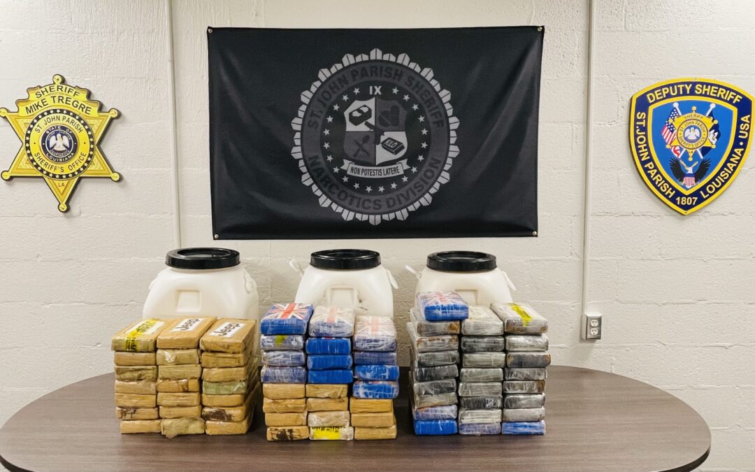 More than 77 Kilos of Cocaine Discovered in LaPlace Home