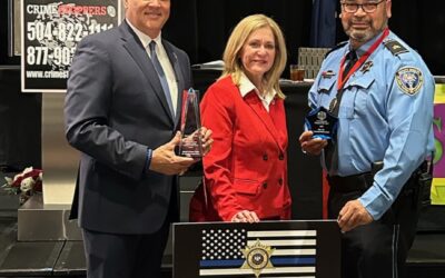 Sheriff Tregre and Det. Memminger Honored by Crimestoppers GNO